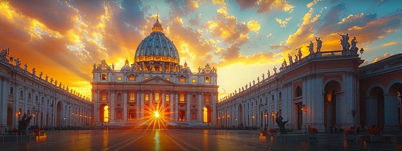 The Cathedral of Time opens beneath a radiant sky